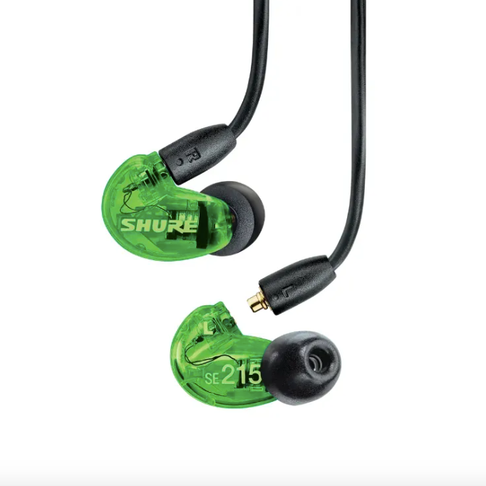 Shure SE215 Pro 綠色特別版入耳式耳機