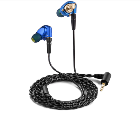 Acoustune HS1551CU Myrinx driver in-ear monitor headphones (Grand Blue x Gold)