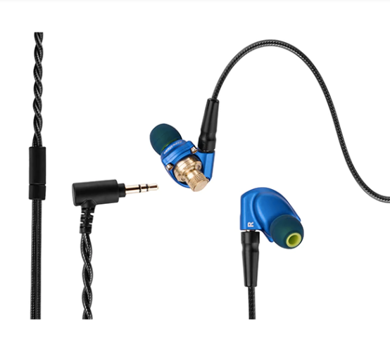 Acoustune HS1551CU Myrinx driver in-ear monitor headphones (Grand Blue x Gold)